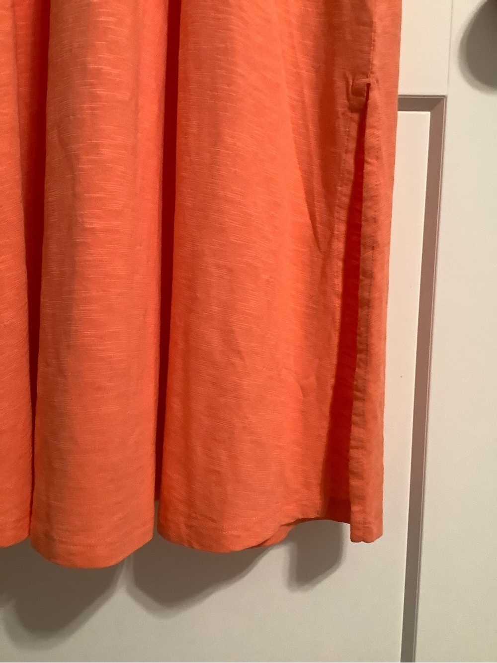 Soft Surroundings Coral V‑Neck Short Sleeve Maxi Dress - Picture 7 of 8